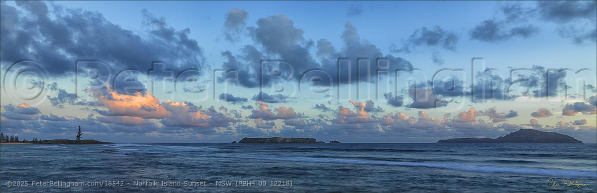 Peter Bellingham Photography Norfolk Island Sunset - NSW (PBH4 00 12218)